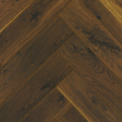 dark oak herringbone floor